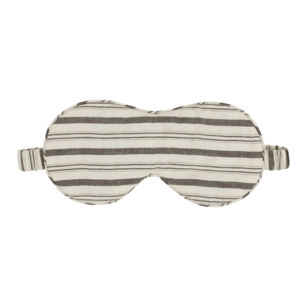 Sovemaske – Ecru/Brown